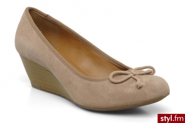 Clarks CZÓŁENKA G2 TOILE W BY (BEŻOWY) (Beżowy) - Balerinki Buty Moda