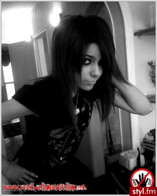 EMO Alternatywne Średnie Fryzury
