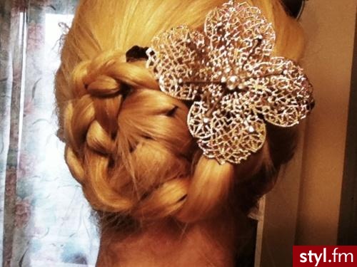 Blond Upięcie Proste Na co dzień Długie Fryzury