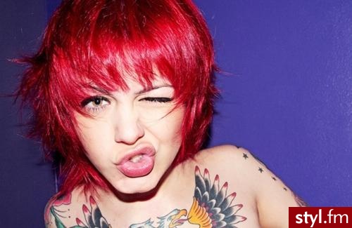 Kolorowe Punk Rock Alternatywne Krótkie Fryzury
