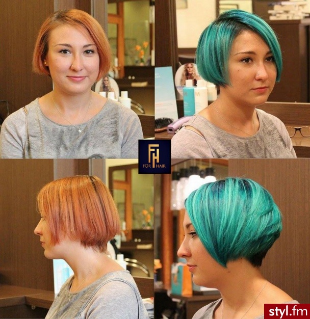 OLAPLEX OMBRE SOMBRE FOR HAIR http://forhairsobieski.pl/ - Kolorowe Punk Rock Alternatywne Krótkie Fryzury