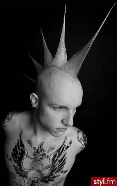 Punk Rock Alternatywne Średnie Fryzury