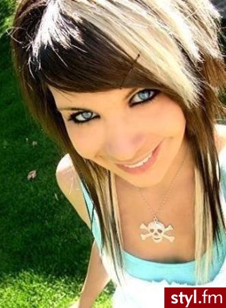 EMO Alternatywne Średnie Fryzury