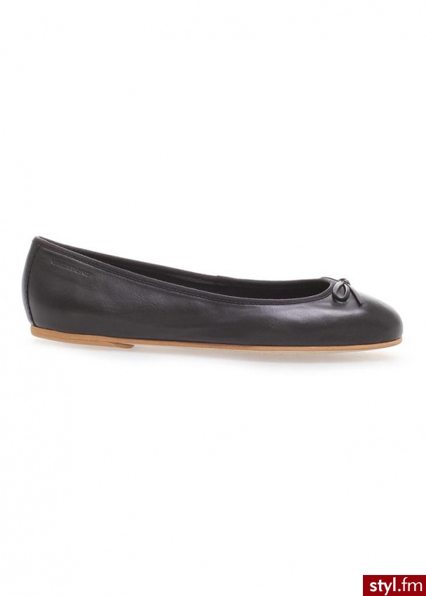 VAGABOND Baleriny bounce czarny - Balerinki Buty Moda