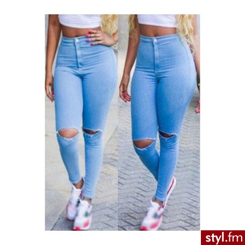 Jeansy Spodnie Moda