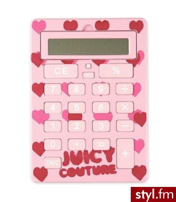 Juicy Couture dla każdego, kto nie lubi matematyki ;) Cena: $34 - Gadżety Inne Moda