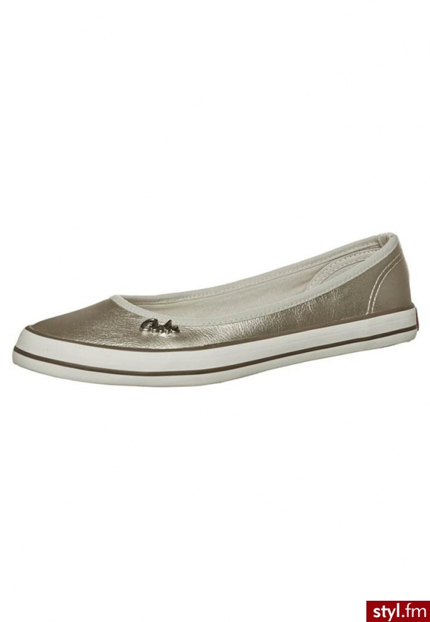 Coca Cola Baleriny złoty (cc0178) - Balerinki Buty Moda