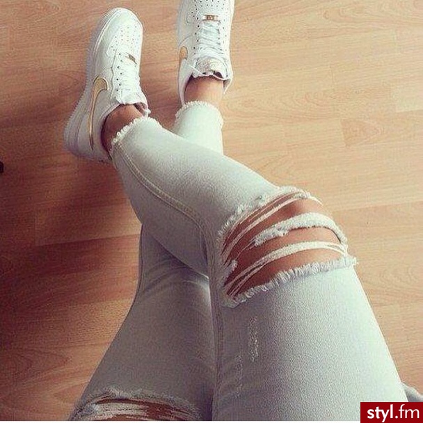Jeansy Spodnie Moda