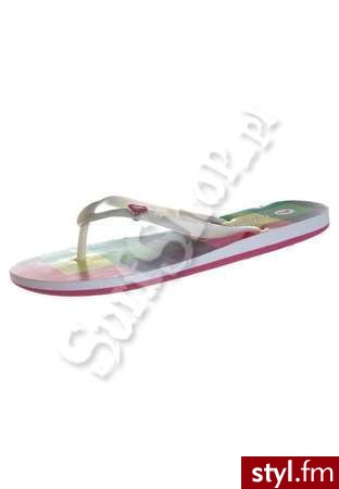 ROXY klapki BAMBOO GIRL 2012 NEON PINK 32 - JUNIORSKIE - Klapki Buty Moda