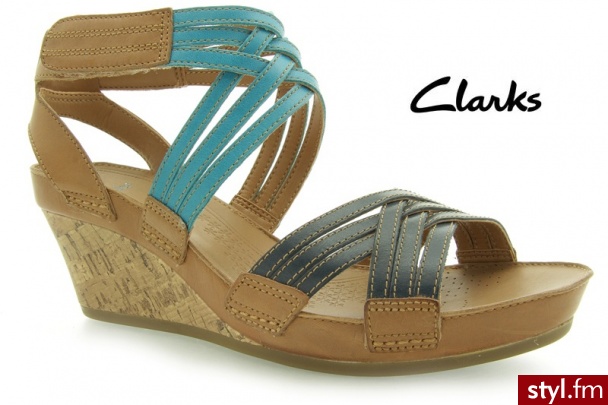Clarks Rusty Free Tan Combi Lea - Koturny Buty Moda