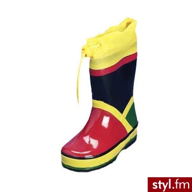 PLAYSHOES Kalosze kolorowe różnokolorowy - Kalosze Buty Moda