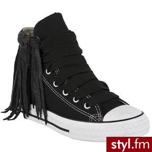 Kettle Black Fringe High Top Converse Sneaker in Black
# 810 PLN ($245) - Pozostałe Buty Moda