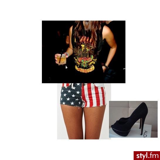 Rock. Rock\'owy zestaw dla kobiet spodenki wiem ze można kupic w sklepie New Yourk ( chyba ) . ;-) - Styler