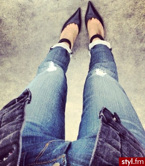 Jeansy Spodnie Moda