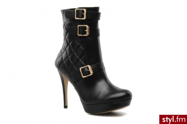 Via Uno PÓŁBUTY I BOTKI VICINUTO BY VIA UNO (Czarny) - Botki Buty Moda