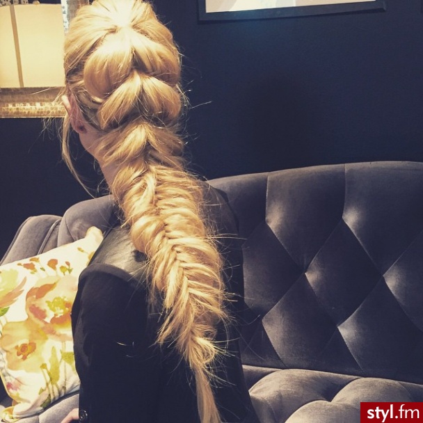 Blond Warkocze Proste Na co dzień Długie Fryzury