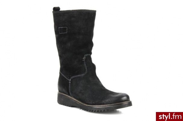 Espace PÓŁBUTY I BOTKI BOTTI BY ESPACE (Czarny) - Botki Buty Moda