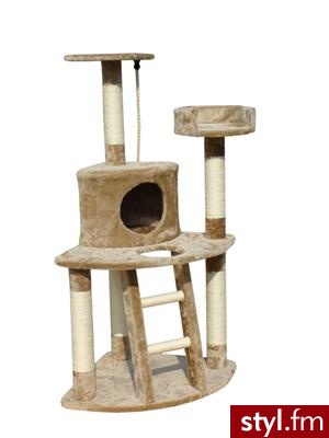 Eminet drapak dla kota kotów 120 cm legowisko domek fad007 brąz - Dziecko