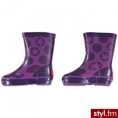 NAME IT Kalosze Mini STARS meadow violet fioletowy - Kalosze Buty Moda