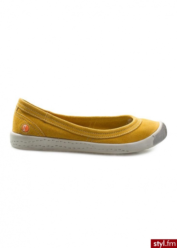 Trampki SOFTINOS ines żółty - Balerinki Buty Moda