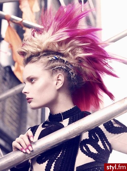 Punk Rock Alternatywne Średnie Fryzury