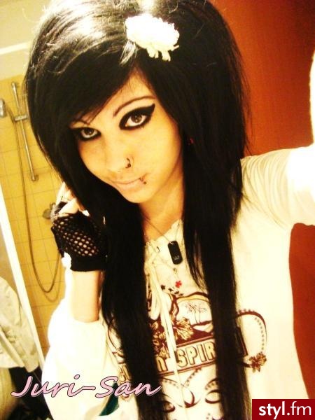 EMO Alternatywne Średnie Fryzury