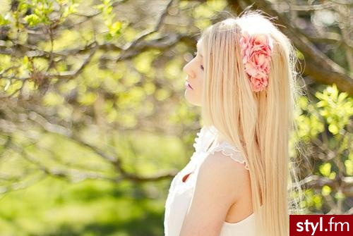 Blond Rozpuszczone Proste Na co dzień Długie Fryzury