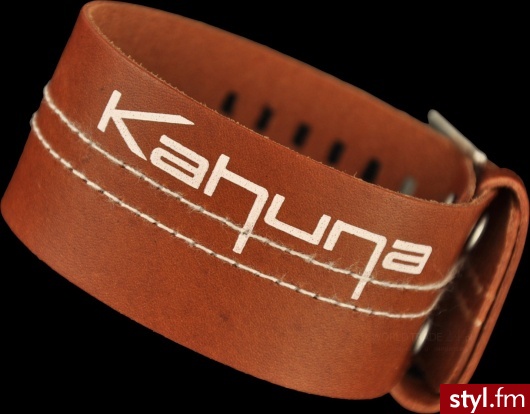Skórzana bransoleta męska Kahuna KJ006 - Bransoletki Biżuteria Moda
