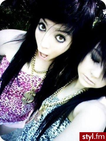 EMO Alternatywne Średnie Fryzury
