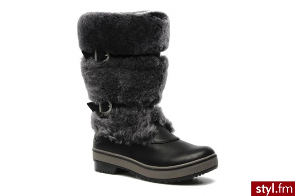 Ugg Australia PÓŁBUTY I BOTKI LILYAN BY 65128Black - Botki Buty Moda