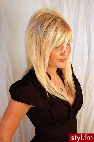 Średnie Fryzury