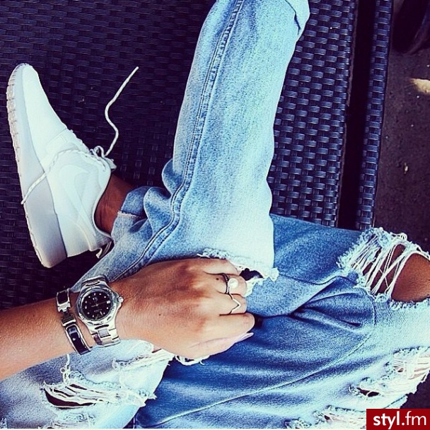 Jeansy Spodnie Moda