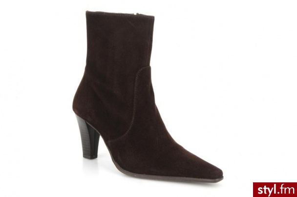 Perlato PÓŁBUTY I BOTKI MONO BY PERLATO (Brązowy) - Botki Buty Moda