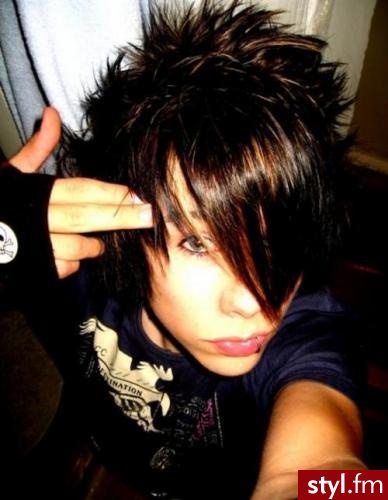 EMO Alternatywne Średnie Fryzury
