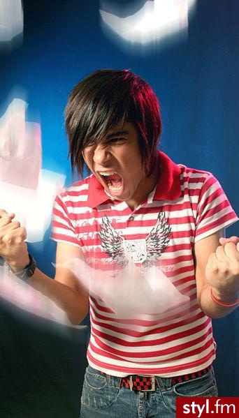 EMO Alternatywne Średnie Fryzury