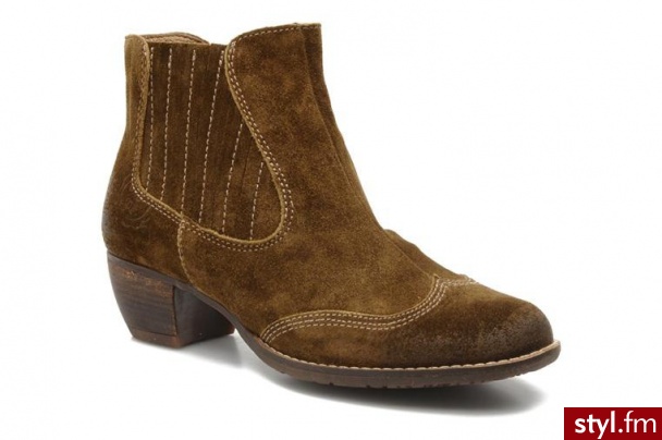 Dkode PÓŁBUTY I BOTKI RESET BY (BRĄZOWY) (Brązowy) - Botki Buty Moda