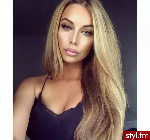 Blond Rozpuszczone Proste Na co dzień Długie Fryzury