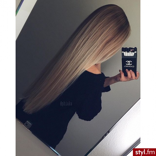 Blond Rozpuszczone Proste Na co dzień Długie Fryzury