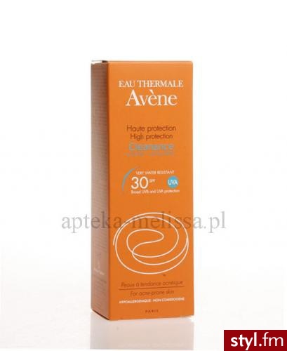 Avene Cleanance SOLAIRE SPF 30 EMULSJA OCHRONNA z WYSOKĄ OCHRONĄ PRzECIWSŁONECzNĄ SPF 30 DO SKÓRY TŁUSTEJ LUB TRĄDzIKOWEJ 50 ML - Emu Buty Moda