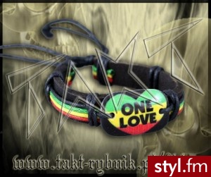 Bransoletka RASTA 12 one love - Bransoletki Biżuteria Moda