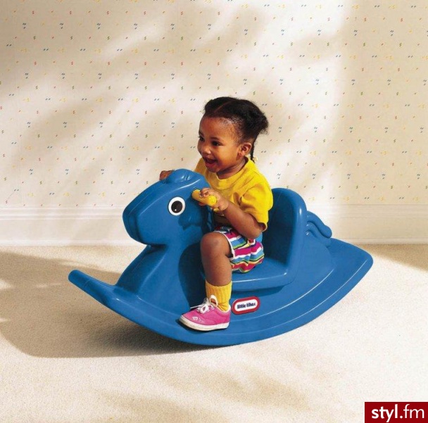 Little Tikes Koń Na Biegunach Niebieski 1672 - Dziecko