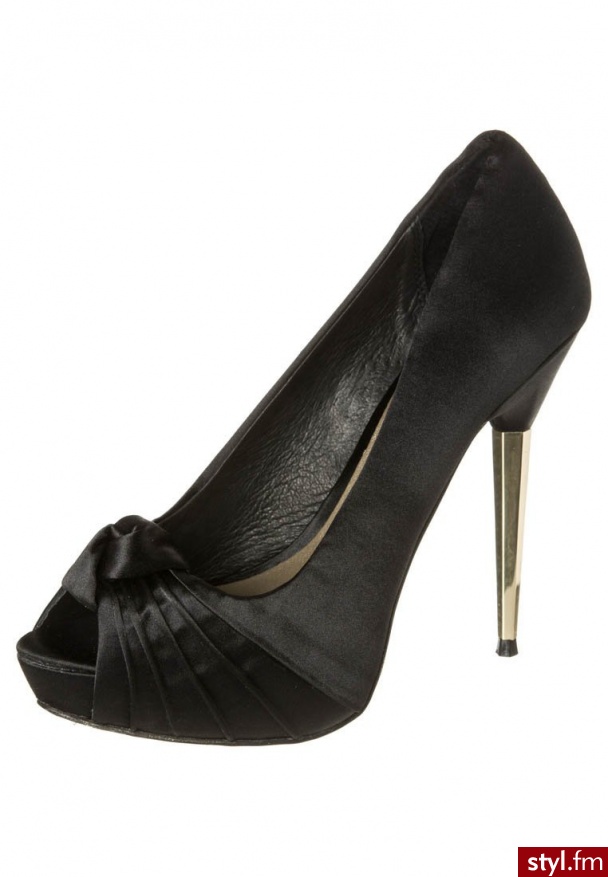 Menbur ALYESKA Szpilki Peep Toe czarny 5397 - Szpilki Buty Moda
