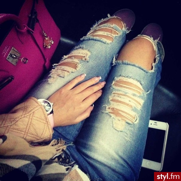 Jeansy Spodnie Moda