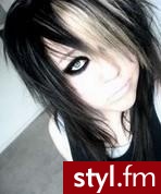 EMO Alternatywne Średnie Fryzury