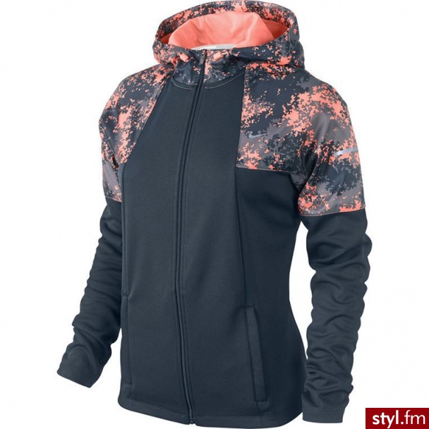 Nike bluza do biegania damska FANATIC JACKET (547379-455) - Bluzy Ciuchy Moda
