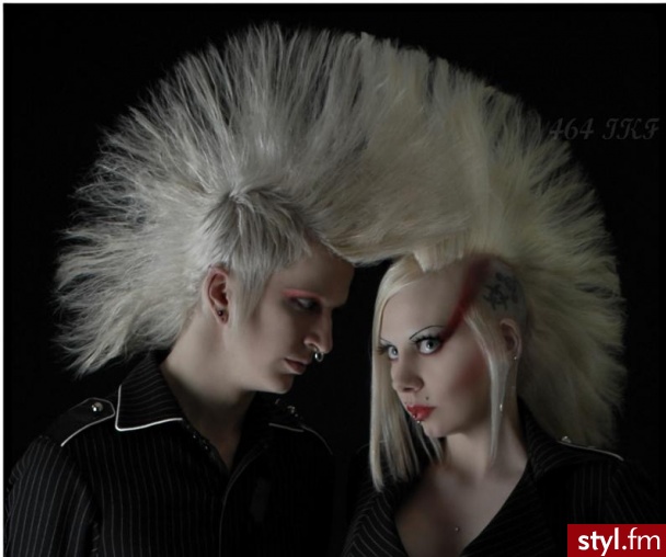 Punk Rock Alternatywne Średnie Fryzury