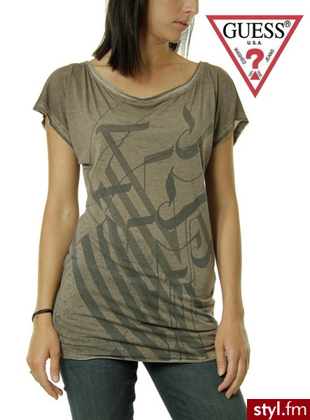 Guess T - SHIRT JEANS GRAPHIC TEE - Bluzki Ciuchy Moda