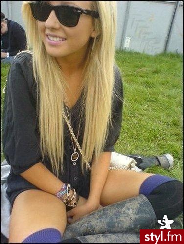 Blond Rozpuszczone Proste Na co dzień Długie Fryzury