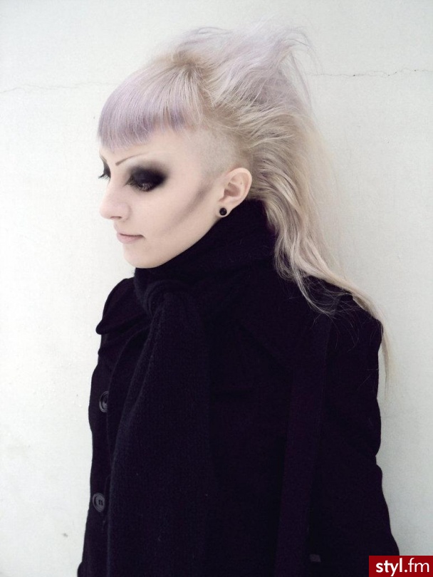 Blond Punk Rock Alternatywne Długie Fryzury