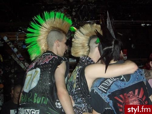 Punk Rock Alternatywne Średnie Fryzury